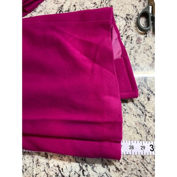 Talbots Wool Blend Coat 10 Pink Button Front Peacoat Lined Corpcore - Picture 9 of 9